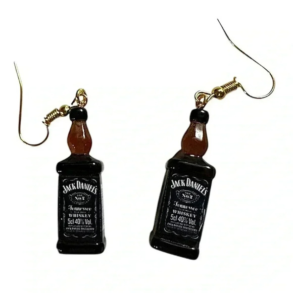 Jack Daniels Jewelry - NWOT JACK Daniel’s BOTTLE EARRINGS